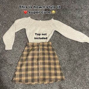 Plaid Skirt by ardene